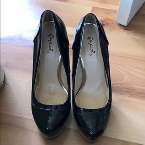 Black high heels